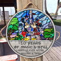Personalized Round Wood Sign Custom Name Engagement Gift Round Wood Sign GradoCreations