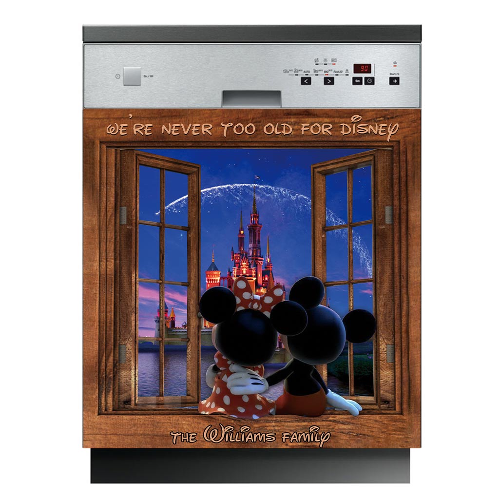 Personalized Magnetic Dishwasher Cover Custom Family Gift Dishwasher Cover GradoCreations