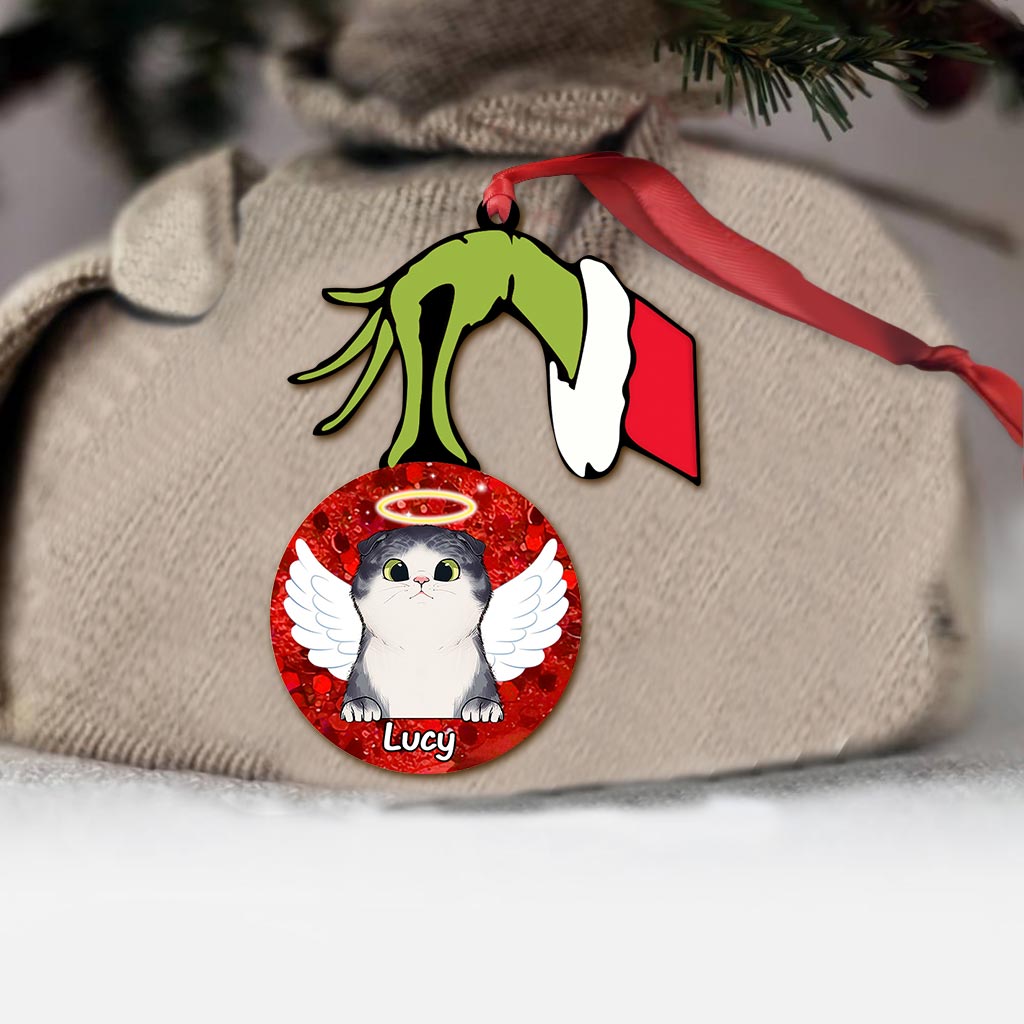 Personalized Cat Ornament Printed on Both Sides Unique Christmas Gift Ornament GradoCreations