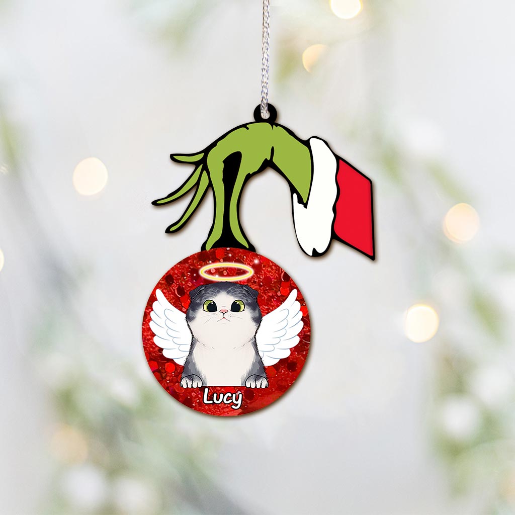 Personalized Cat Ornament Printed on Both Sides Unique Christmas Gift Ornament GradoCreations