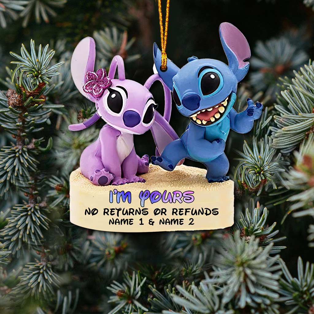 Personalized Acrylic Christmas Ornament Custom Names Gift Ornament GradoCreations