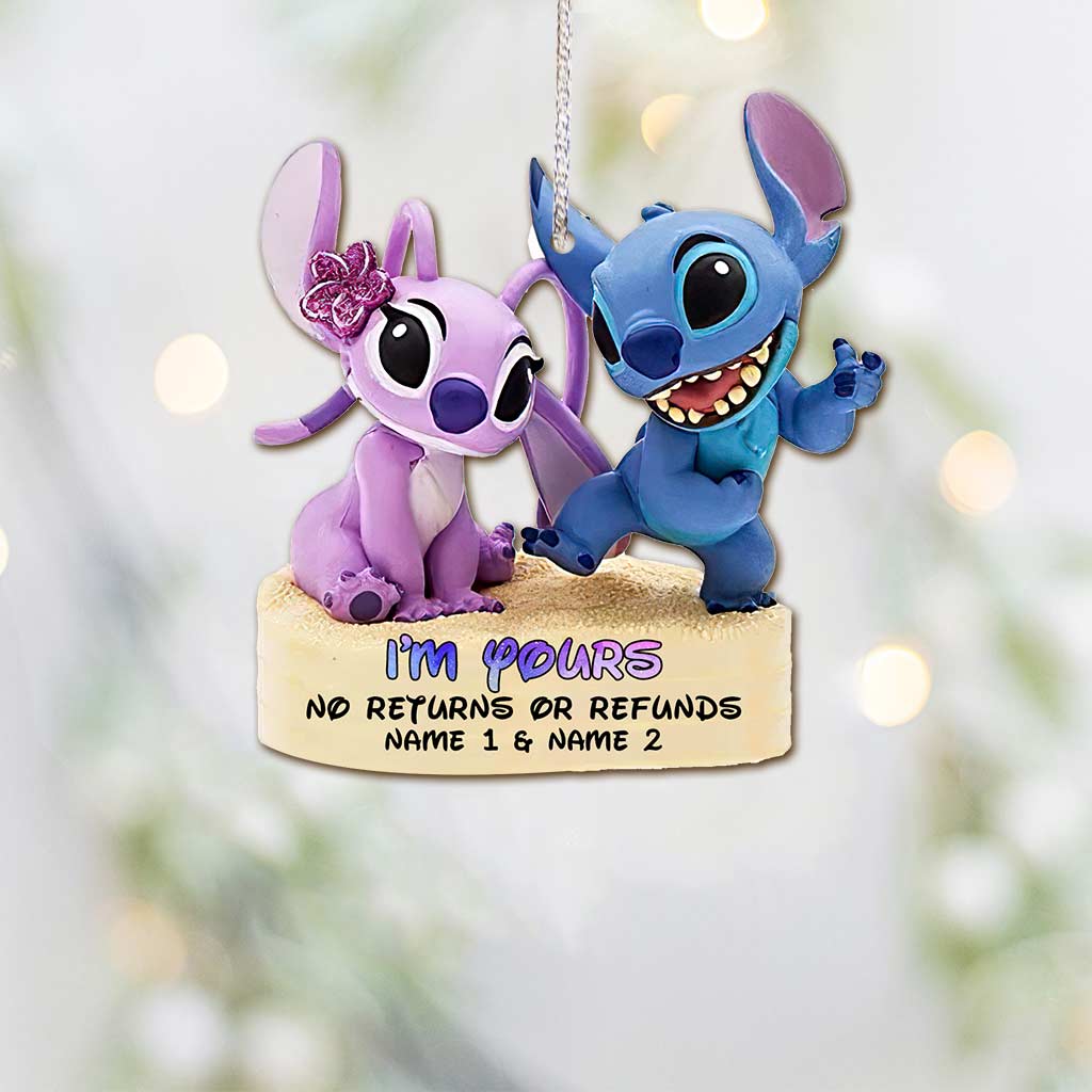 Personalized Acrylic Christmas Ornament Custom Names Gift Ornament GradoCreations