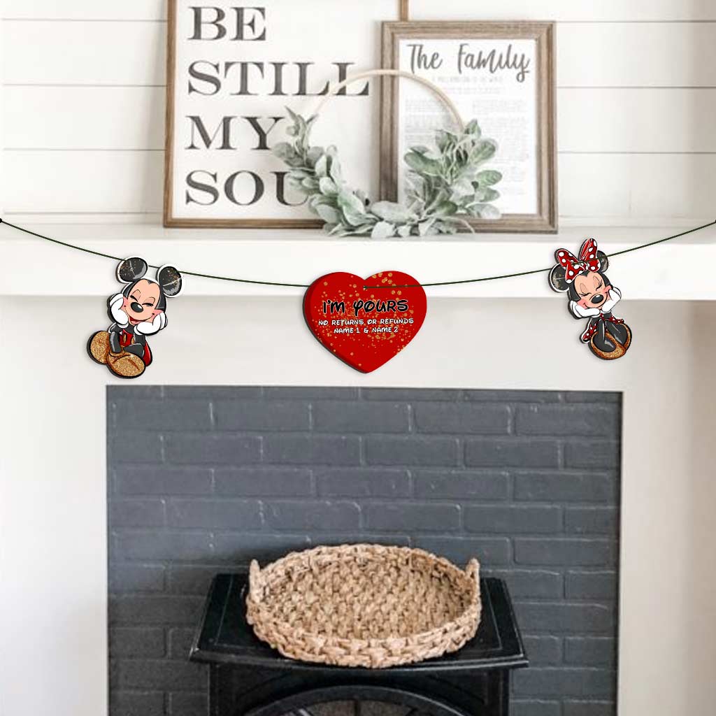 Personalized Mickey Mouse 3-Piece Garland for Christmas Decor Garland GradoCreations