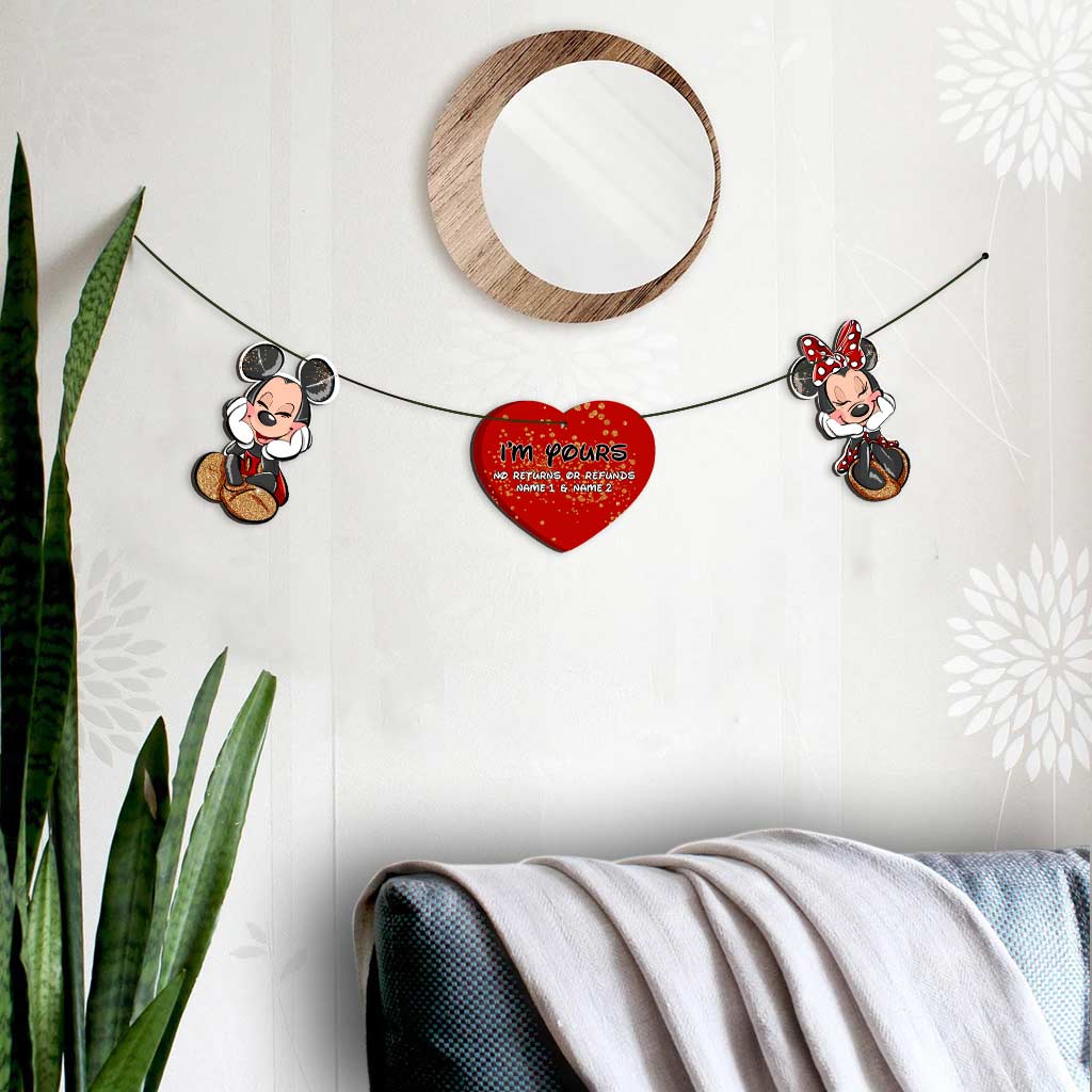 Personalized Mickey Mouse 3-Piece Garland for Christmas Decor Garland GradoCreations