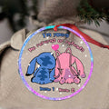 Personalized Christmas Couple Ornament Custom Names Acrylic Gift Ornament GradoCreations