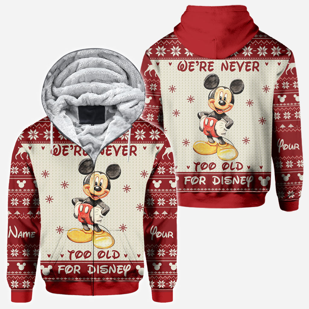 Personalized Nightmare Before Christmas Hoodie Custom Design Gift for Kids All Over Shirt GradoCreations