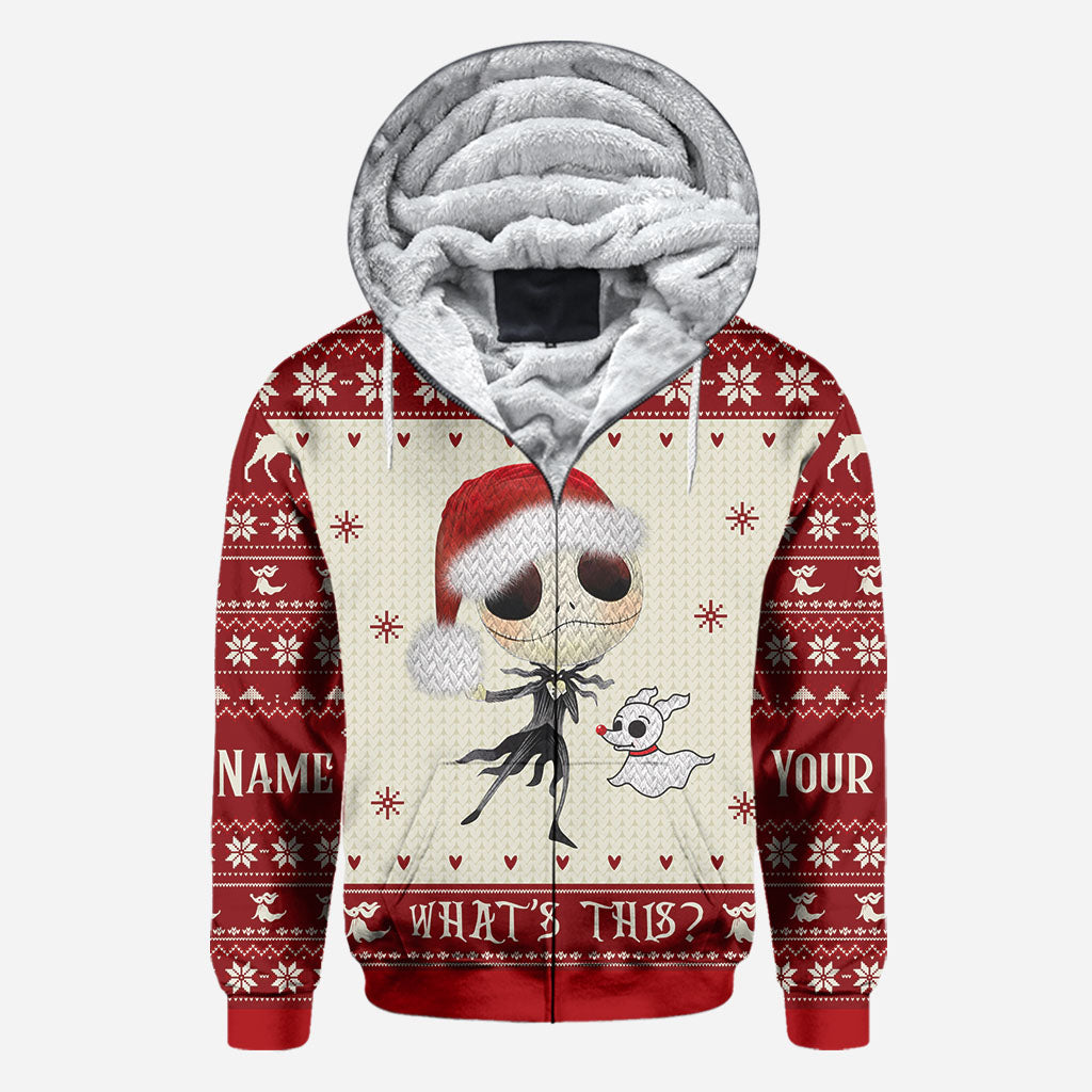 Personalized Nightmare Before Christmas Hoodie Custom Design Gift for Kids All Over Shirt GradoCreations