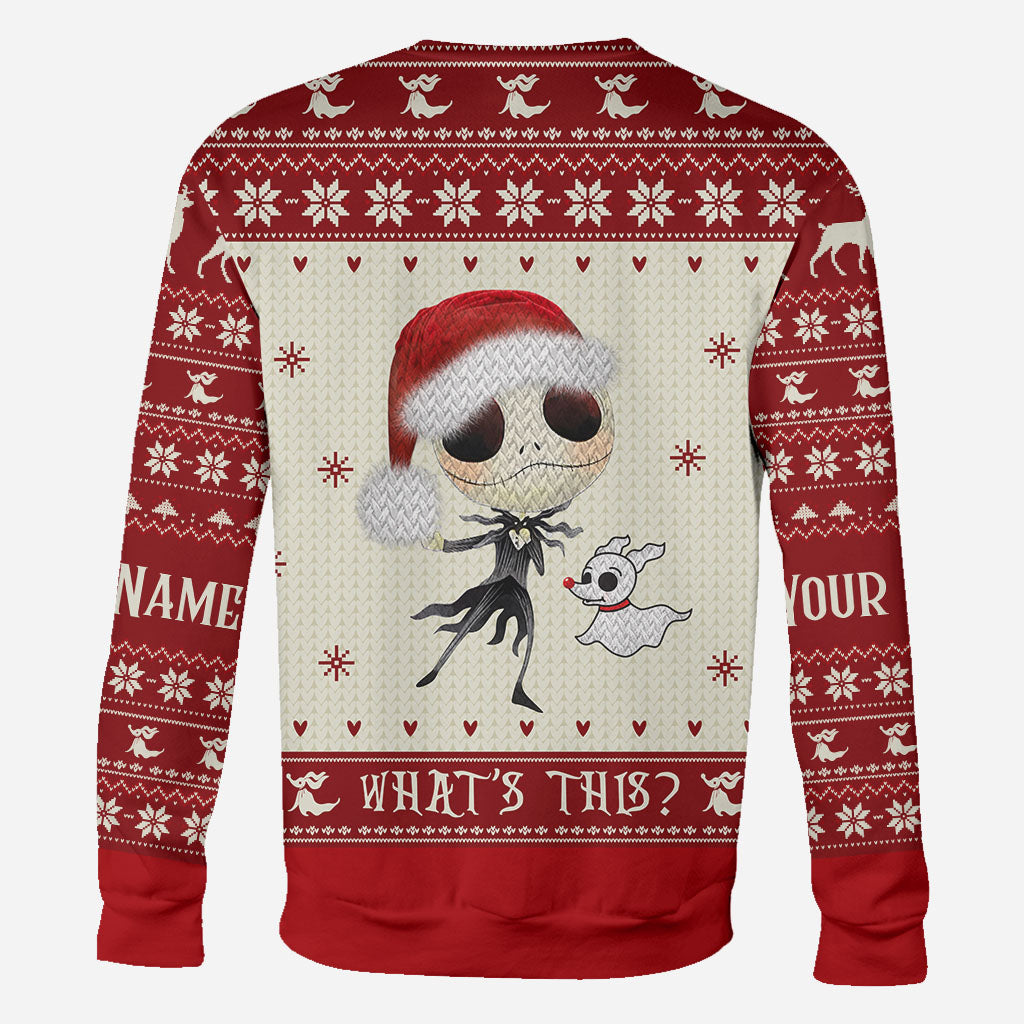 Personalized Nightmare Before Christmas Hoodie Custom Design Gift for Kids All Over Shirt GradoCreations