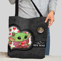 Personalized Cute Character Tote Bag Custom Name Gift Tote Bag GradoCreations