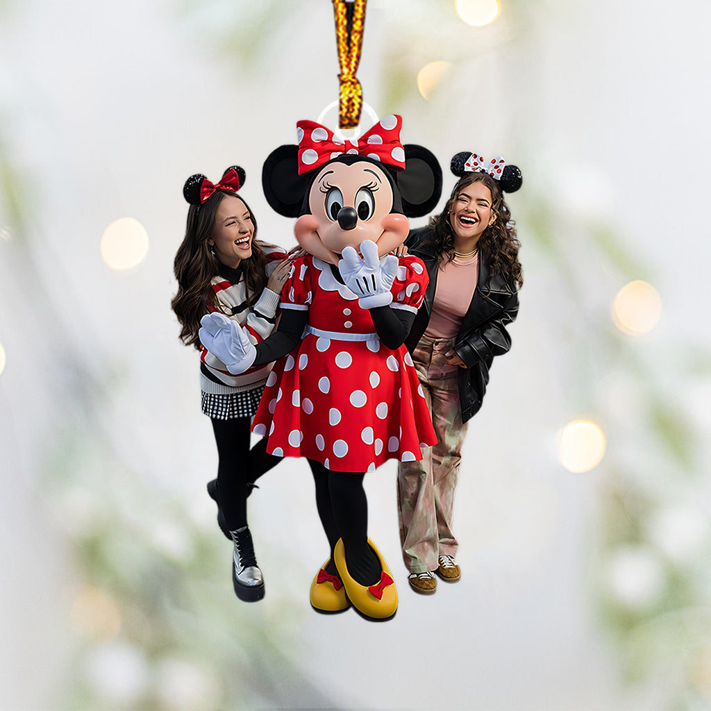 Personalized Mickey Mouse Shaped Ornament Custom Gift for Christmas Custom Shaped Ornament GradoCreations