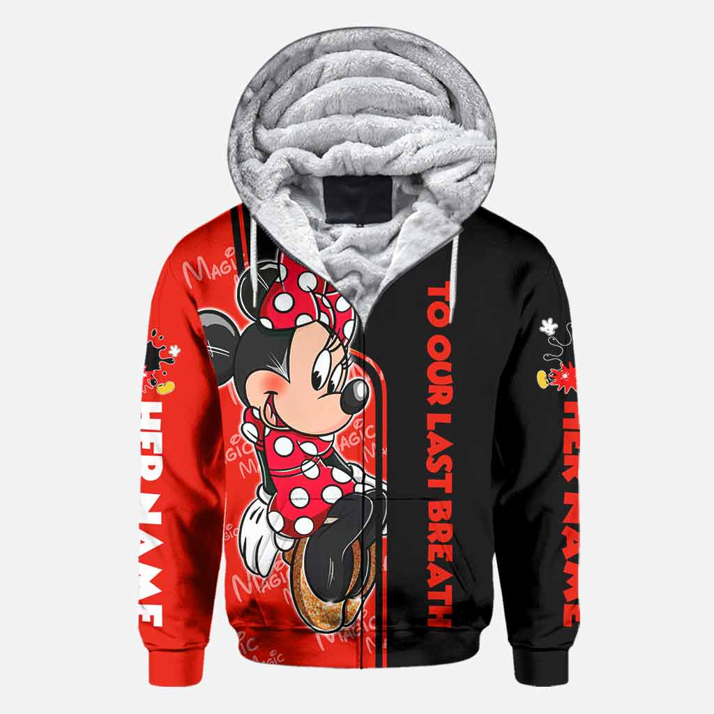 Personalized All Over Print Couple Hoodie Custom Names Gift for Engagement All Over Shirt GradoCreations