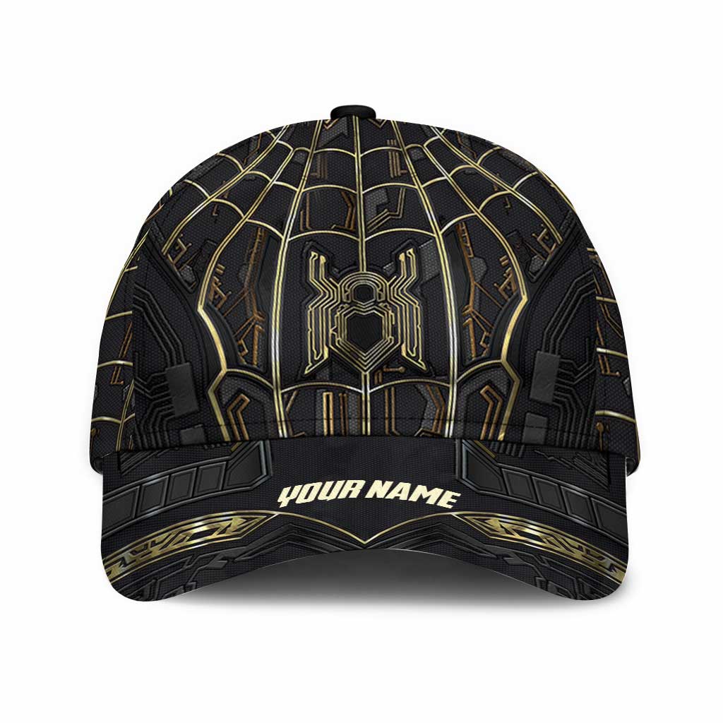 Personalized Black Gold Classic Cap Custom Name Gift for Dad Classic Cap GradoCreations