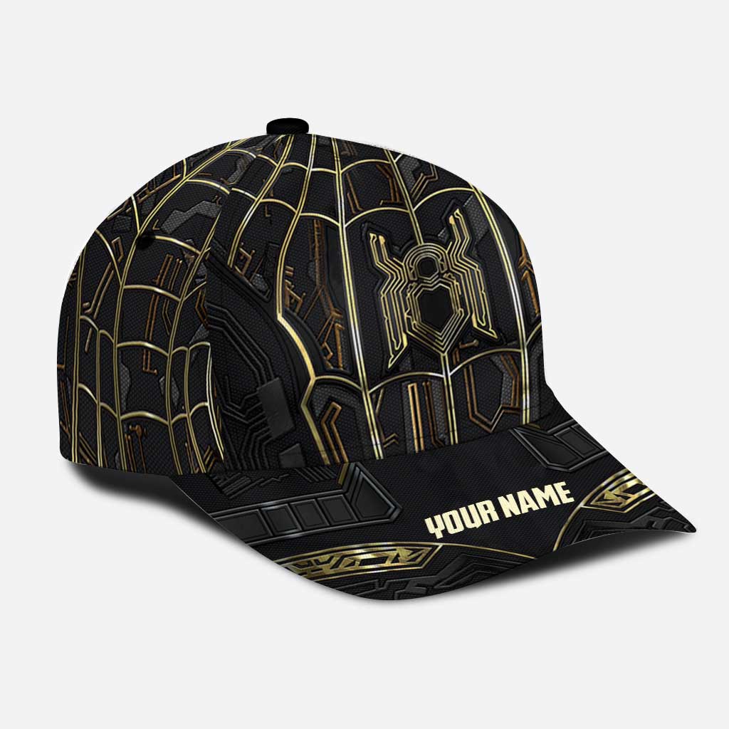Personalized Black Gold Classic Cap Custom Name Gift for Dad Classic Cap GradoCreations