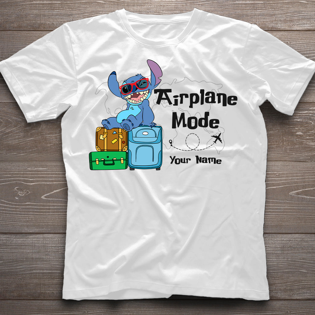 Personalized Airplane Mode T-shirt & Hoodie with Name for Kids T-shirt & Hoodie GradoCreations