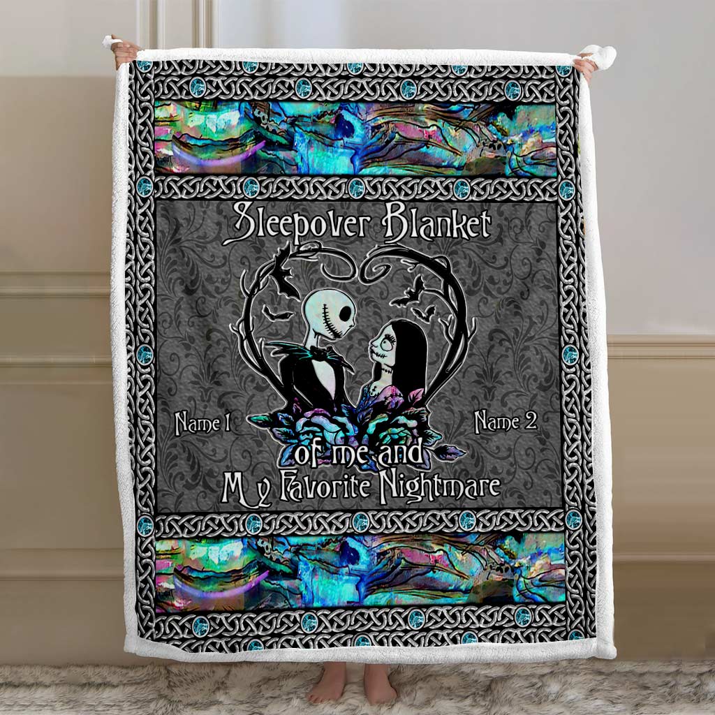 Personalized Sleepover Blanket for Kids Custom Name Gift Blanket GradoCreations