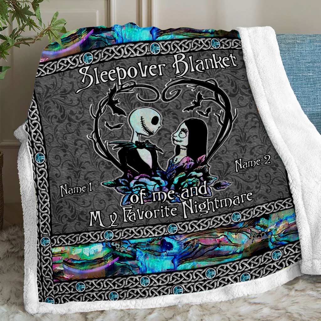 Personalized Sleepover Blanket for Kids Custom Name Gift Blanket GradoCreations