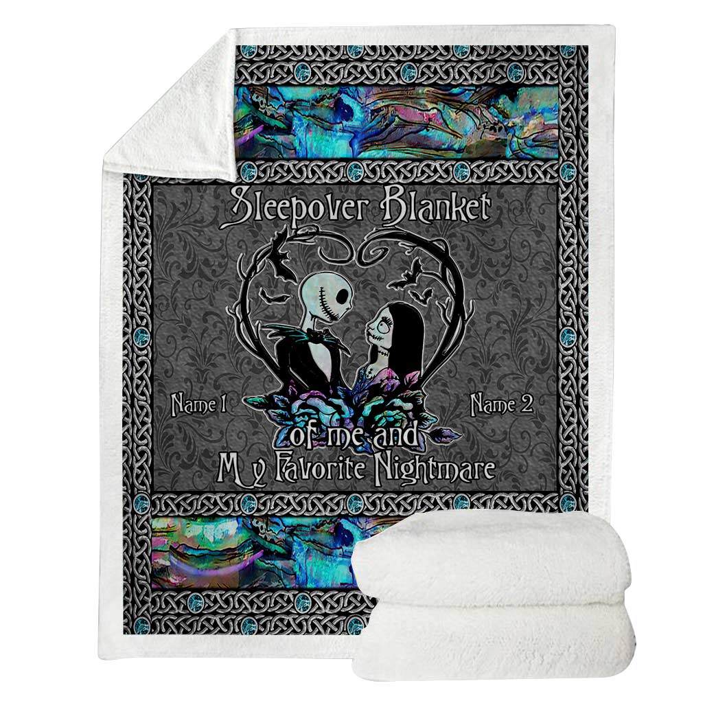 Personalized Sleepover Blanket for Kids Custom Name Gift Blanket GradoCreations