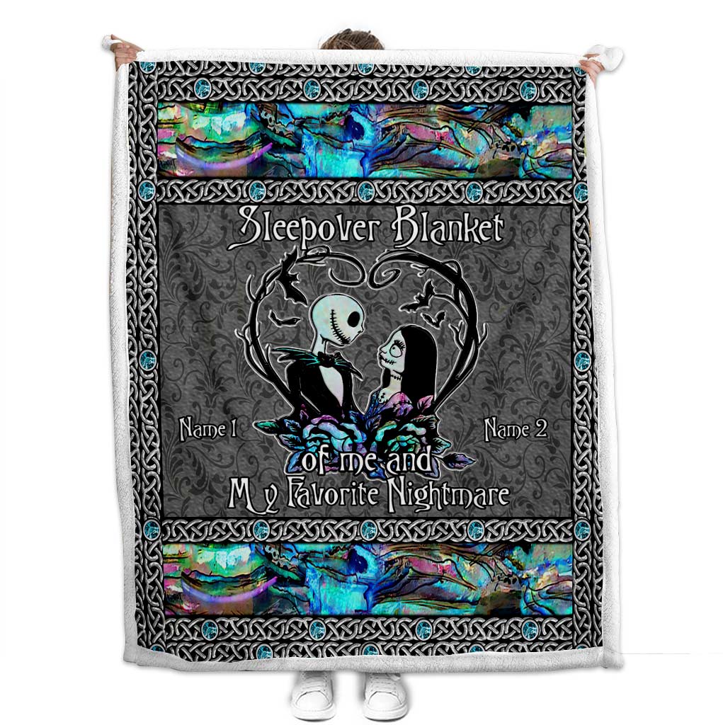 Personalized Sleepover Blanket for Kids Custom Name Gift Blanket GradoCreations