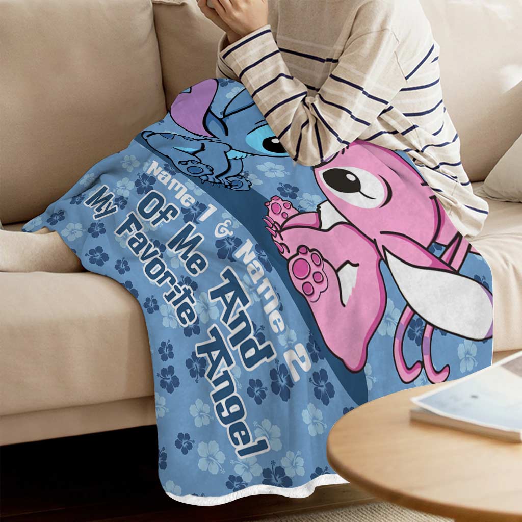 Personalized Sleepover Blanket Custom Names Gift for Kids Blanket GradoCreations