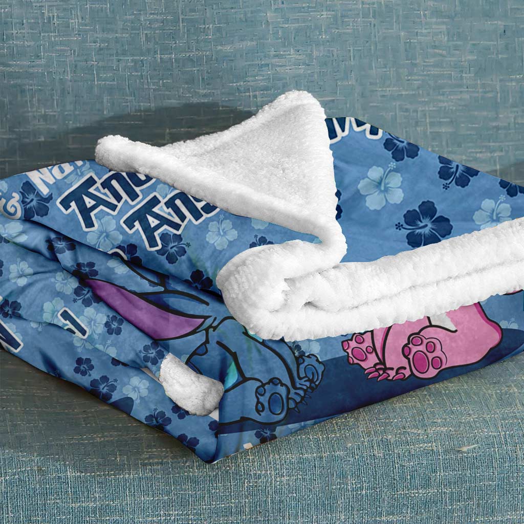Personalized Sleepover Blanket Custom Names Gift for Kids Blanket GradoCreations