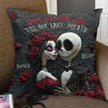 Personalized Nightmare Throw Pillow Custom Names Romantic Gift Throw Pillow GradoCreations