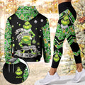 Personalized Grinch Hoodie & Leggings Set Custom Name Christmas Gift Hoodie & Leggings GradoCreations