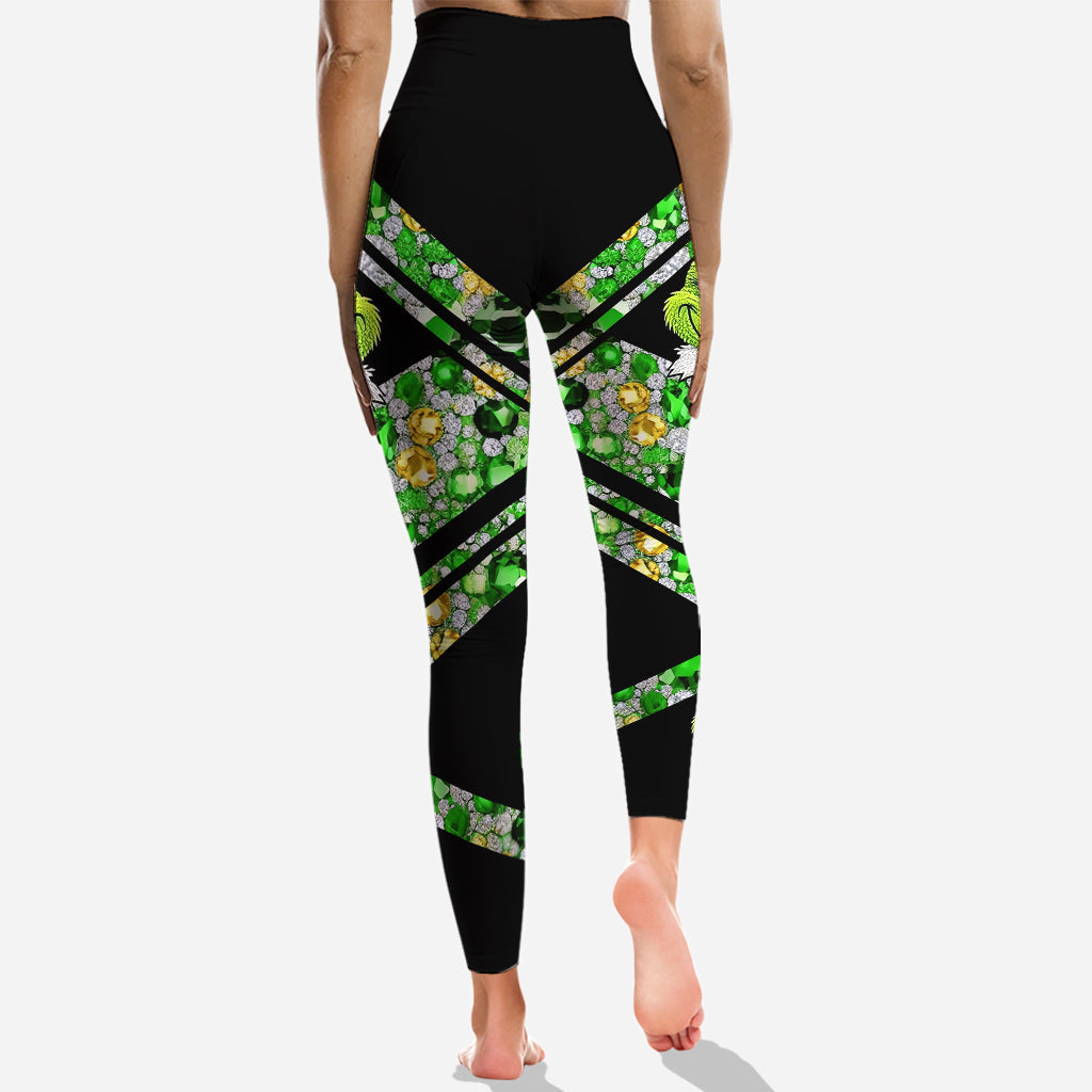 Personalized Grinch Hoodie & Leggings Set Custom Name Christmas Gift Hoodie & Leggings GradoCreations