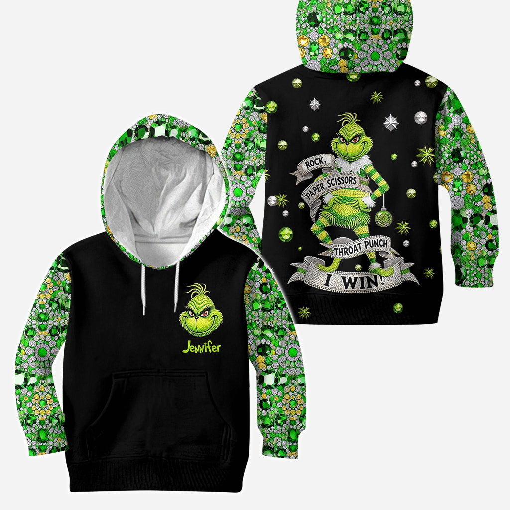 Personalized Grinch Hoodie & Leggings Set Custom Name Christmas Gift Hoodie & Leggings GradoCreations