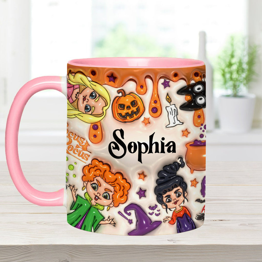 Personalized Three Witches Halloween Accent Mug Gift for Any Occasion Accent Mug GradoCreations