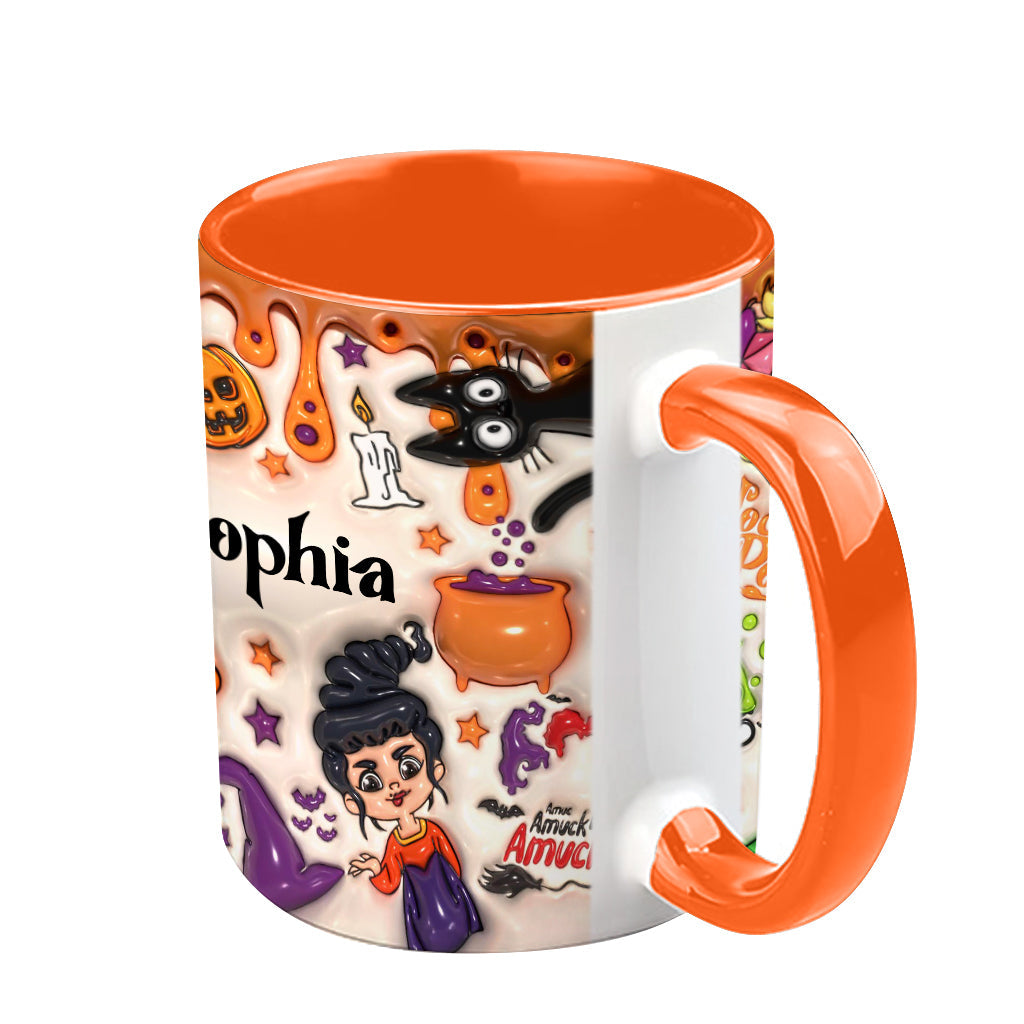 Personalized Three Witches Halloween Accent Mug Gift for Any Occasion Accent Mug GradoCreations