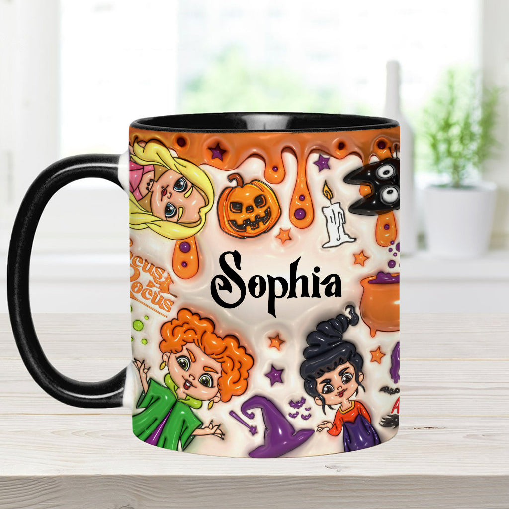 Personalized Three Witches Halloween Accent Mug Gift for Any Occasion Accent Mug GradoCreations