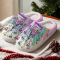 Personalized Cozy Mouse Slippers Custom Design Gift Slippers GradoCreations