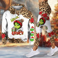 Personalized Grinch Mama Hoodie & Leggings Set Custom Name Gift for Christmas Hoodie & Leggings GradoCreations