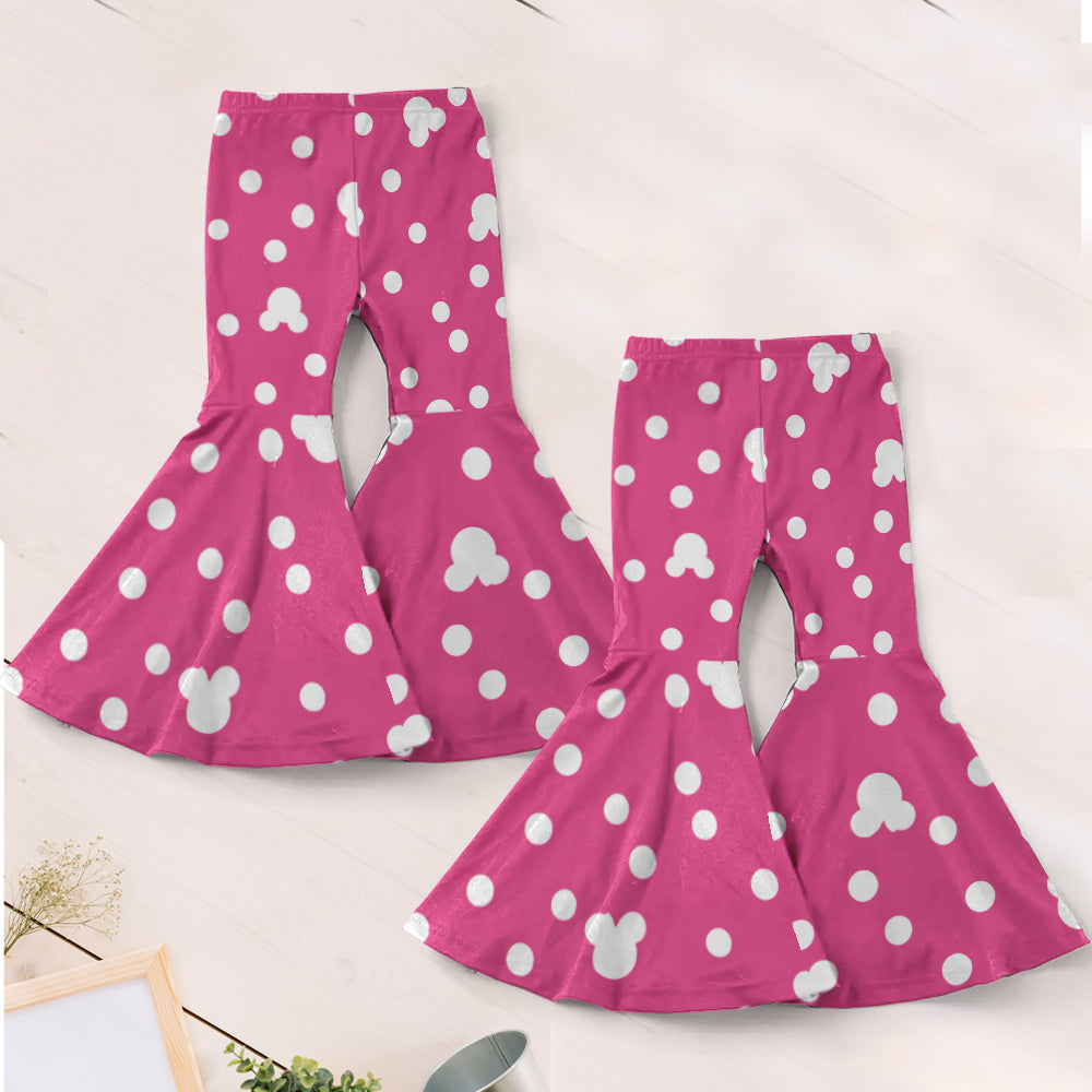 Personalized Mouse Kids Hoodie & Flare Leggings Set for Girls Kid Hoodie & Flare Leggings Set GradoCreations