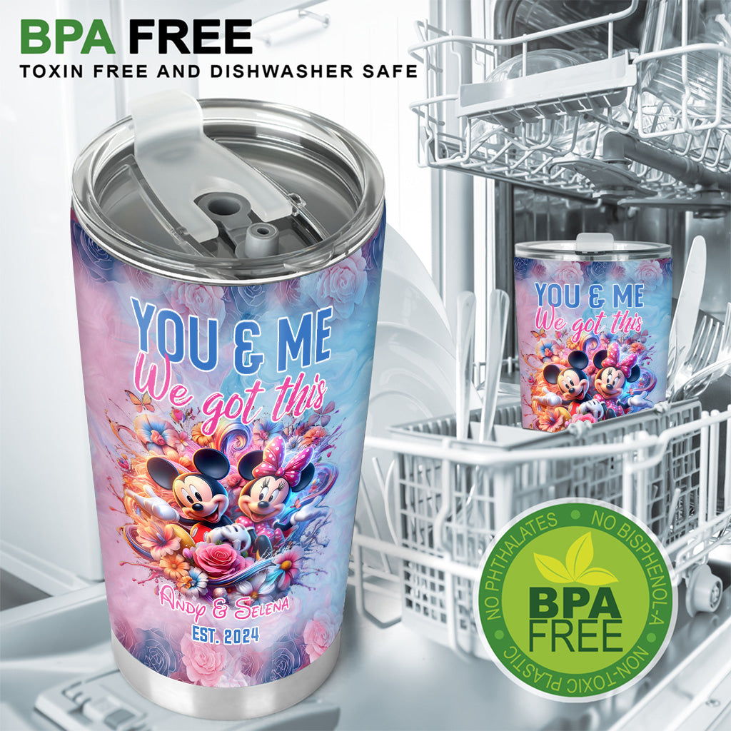 Personalized Tumbler Custom Love Message Gift for Wife/Girlfriend Tumbler GradoCreations