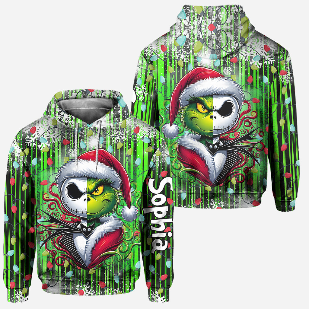 Personalized Christmas Hoodie and Leggings Set for Women | Custom Name Gift Hoodie & Leggings GradoCreations