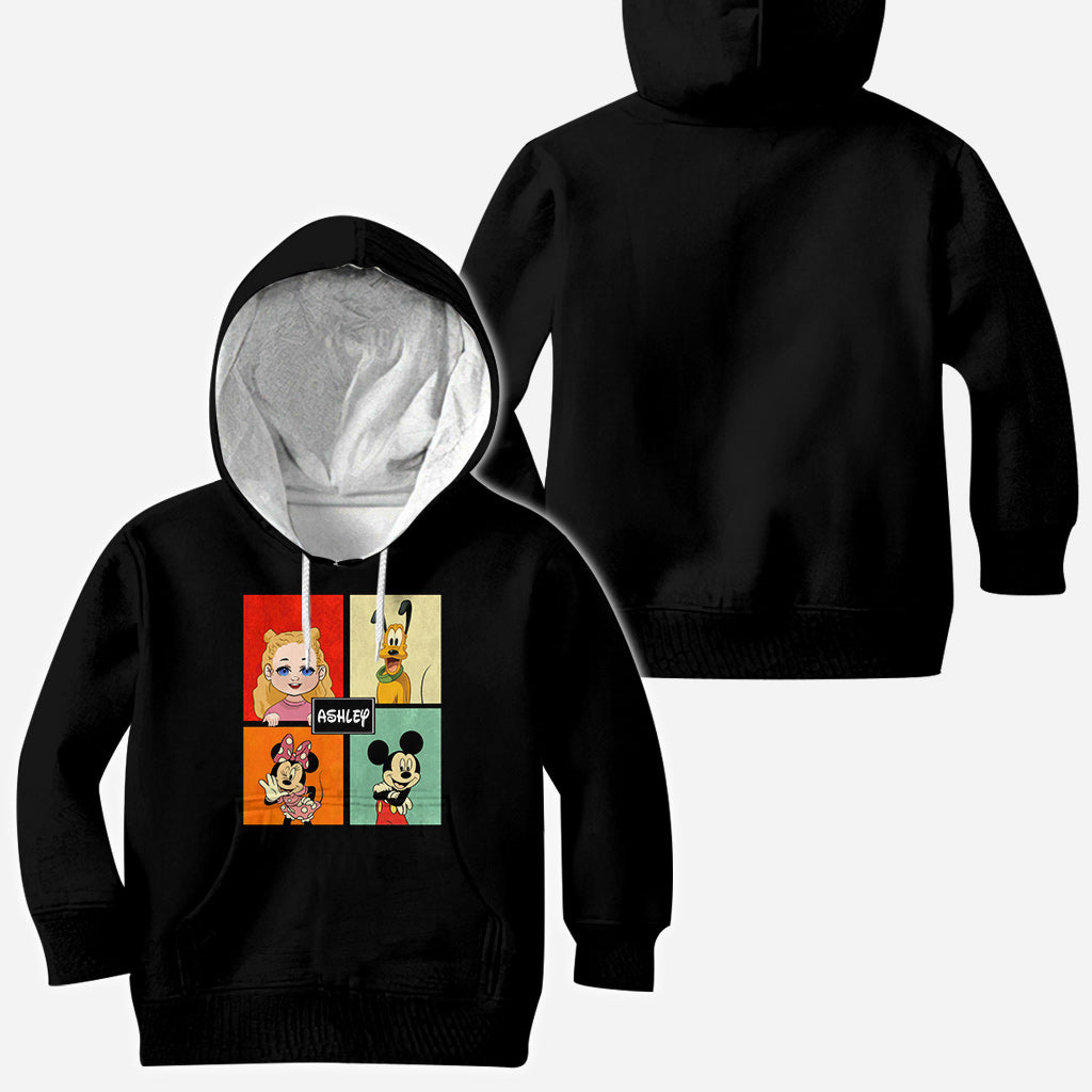 Personalized Disney Character All Over Shirt Custom Name Gift All Over Shirt GradoCreations