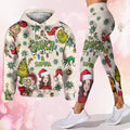 Personalized Grinch Hoodie & Leggings Set Custom Name Gift for Christmas Hoodie & Leggings GradoCreations