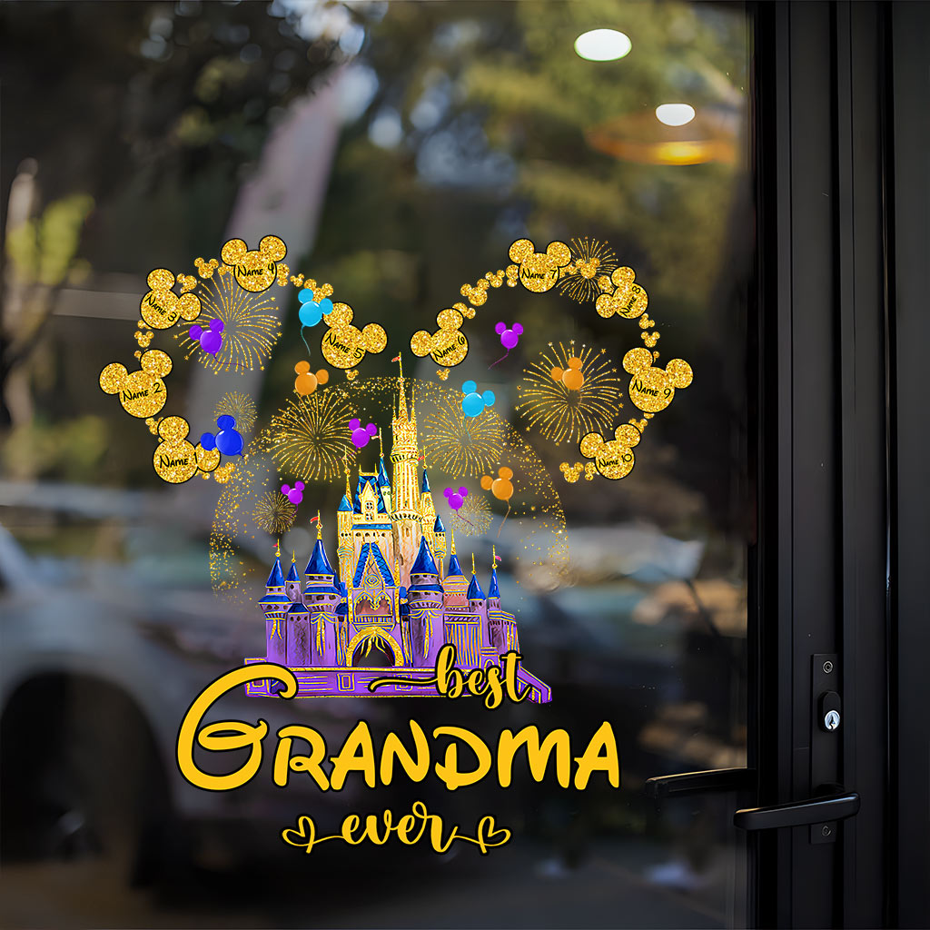 Personalized Best Grandma Ever Decal Die Cut Gift for Grandma Decal Die Cut GradoCreations