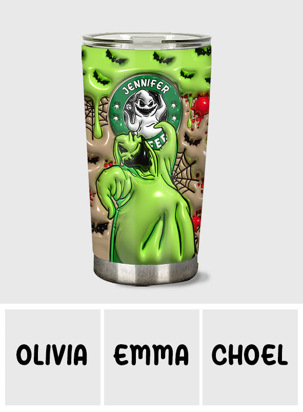 Personalized Nightmare Tumbler Custom Name Halloween Gift Tumbler GradoCreations