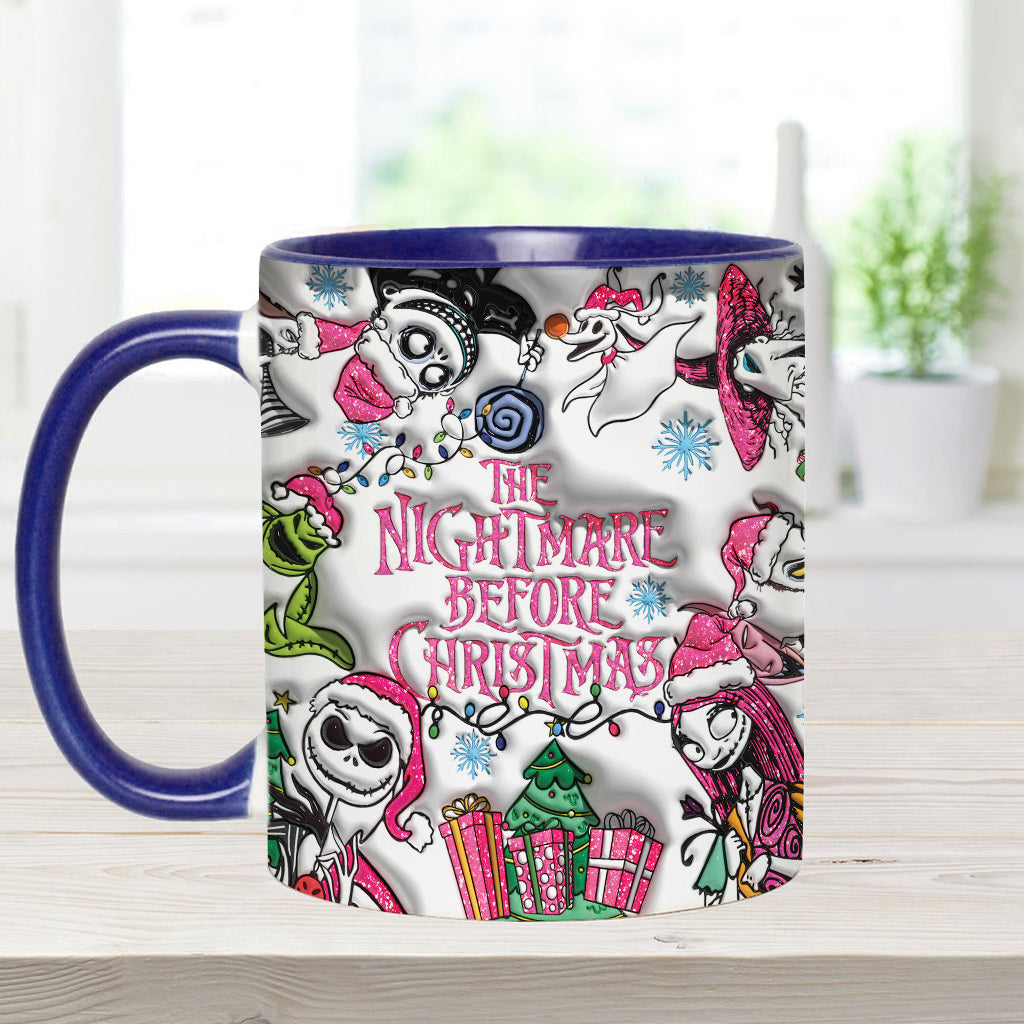 Personalized Nightmare Before Christmas Accent Mug Gift Accent Mug GradoCreations