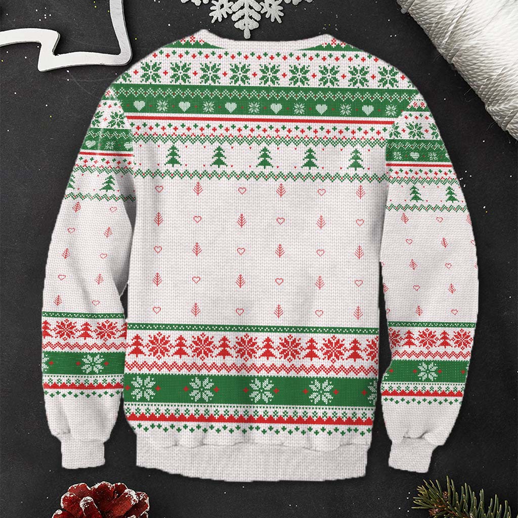 Personalized Grinch Era Ugly Sweater Custom Name Gift for Kids Ugly Sweater GradoCreations