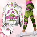 Personalized Grinch Hoodie and Leggings Christmas Outfit Hoodie & Leggings GradoCreations