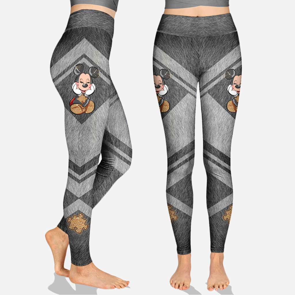 Personalized Autism Awareness Hoodie and Leggings Set for Kids Hoodie & Leggings GradoCreations