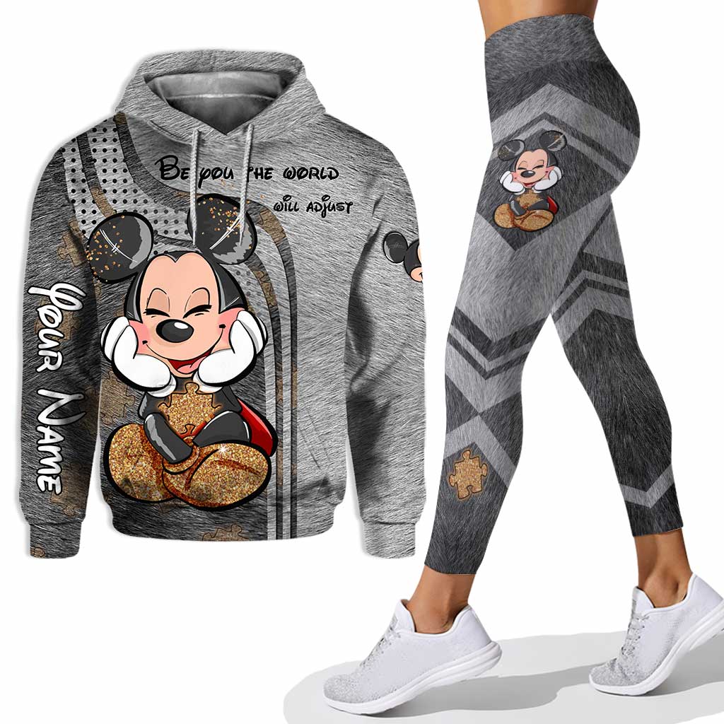 Personalized Autism Awareness Hoodie and Leggings Set for Kids Hoodie & Leggings GradoCreations