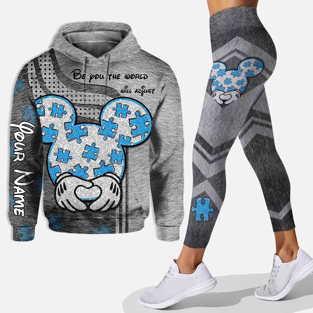 Personalized Autism Awareness Hoodie & Leggings Custom Name Gift Hoodie & Leggings GradoCreations