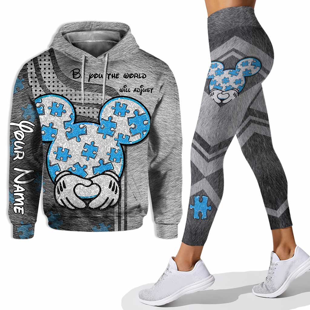 Personalized Autism Awareness Hoodie & Leggings Custom Name Gift Hoodie & Leggings GradoCreations