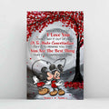 Personalized LGBT Couple Love Support Poster Custom Names Canvas and Poster GradoCreations