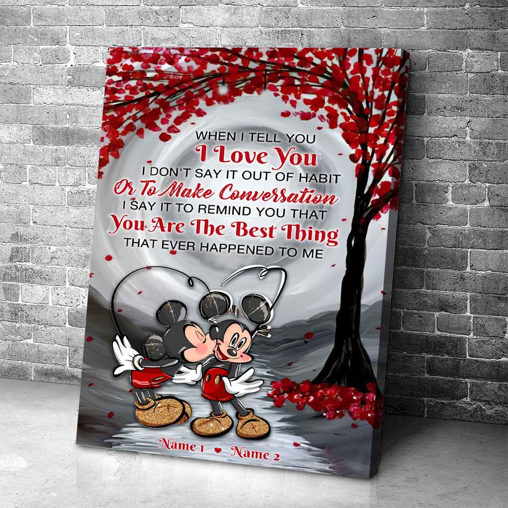 Personalized LGBT Couple Love Support Poster Custom Names Canvas and Poster GradoCreations