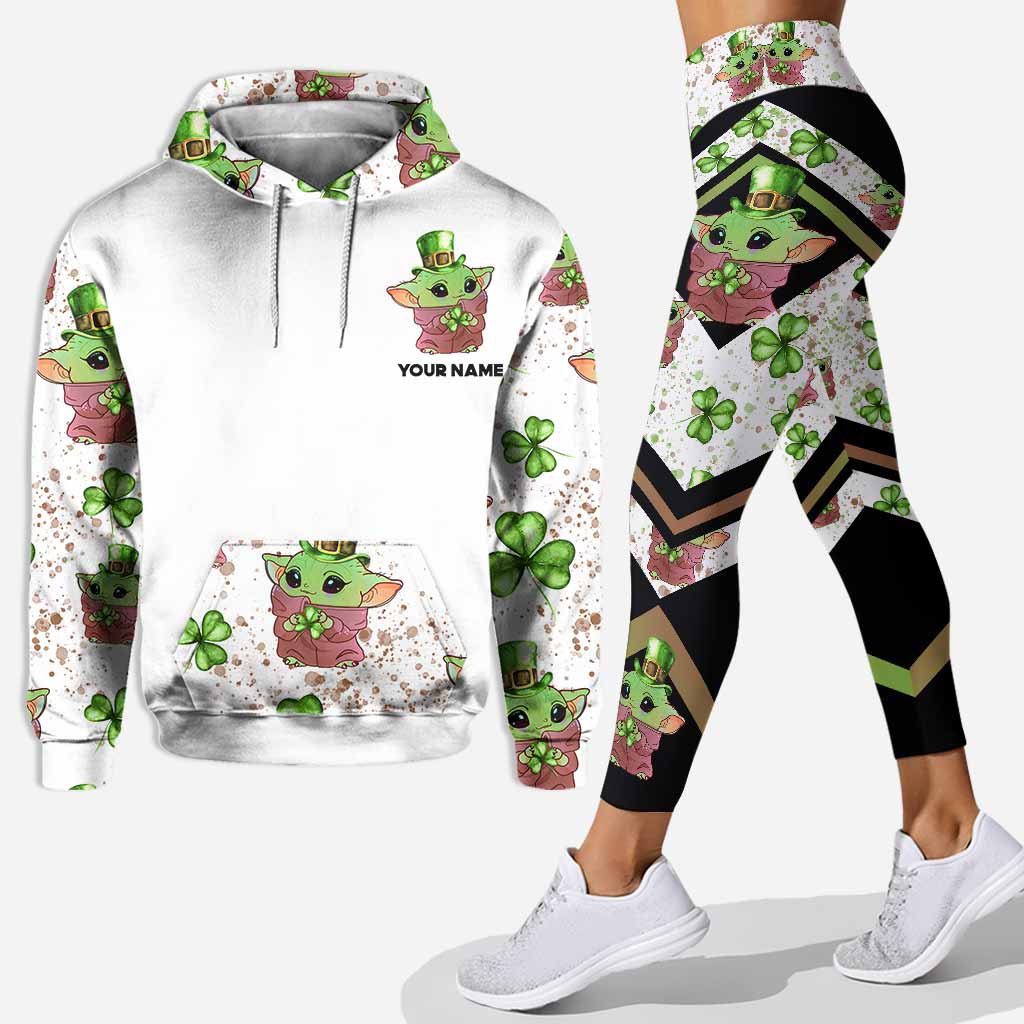Personalized Lucky Hoodie and Leggings Set for Women | Custom Name Gift Hoodie & Leggings GradoCreations